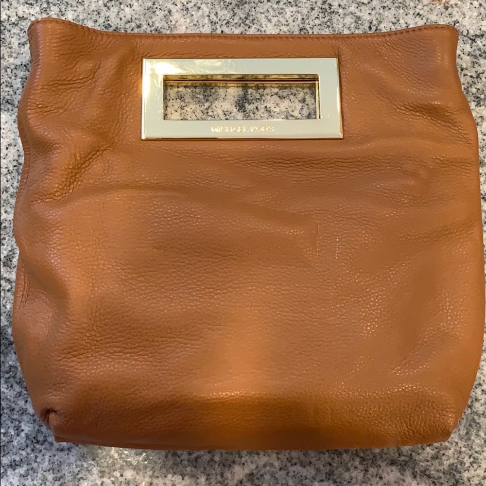 Michael Kors camel clutch